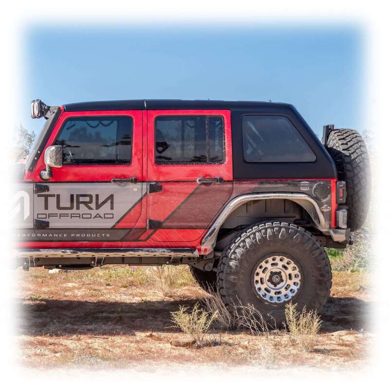 Jeep Wrangler JK Hardtop - TURN Offroad - Fastback 4-Piece - White - `07-`18